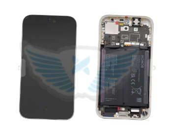 LCD ORIGINALE HUAWEI HONOR 600 BIANCO GOLD + BATTERIA 0235ATSN