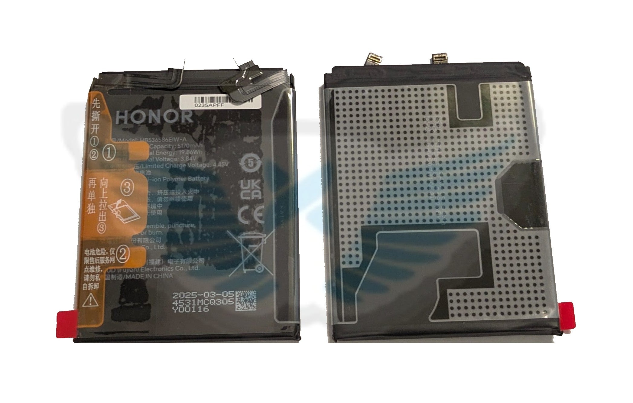 BATTERIA HUAWEI SERVICE-PACK HONOR 400 PRO 0235APFF HB536586EIW-A