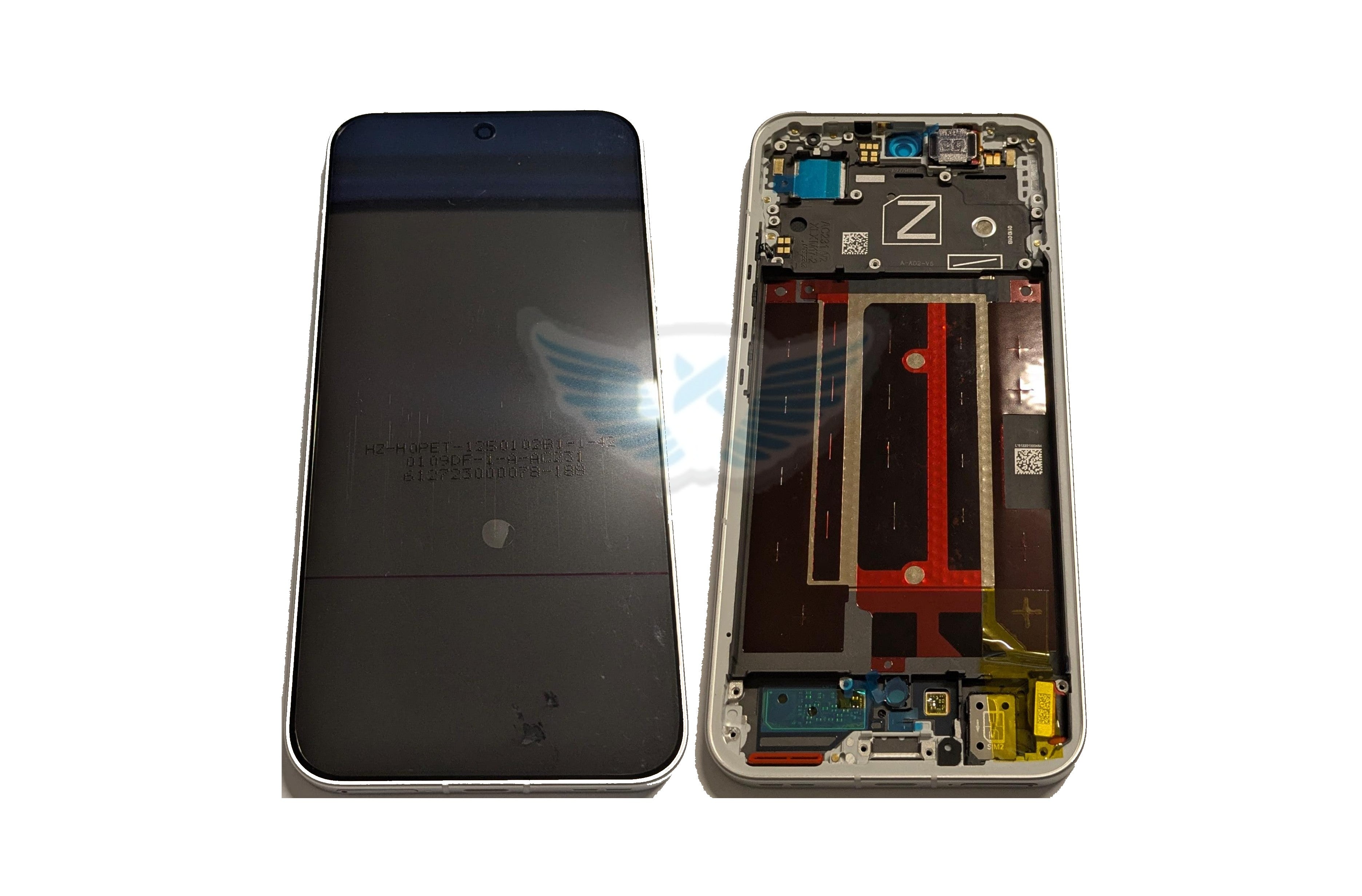 LCD COMPLETO ORIGINALE OPPO RENO13 5G PLUME WHITE W/F 621029000429