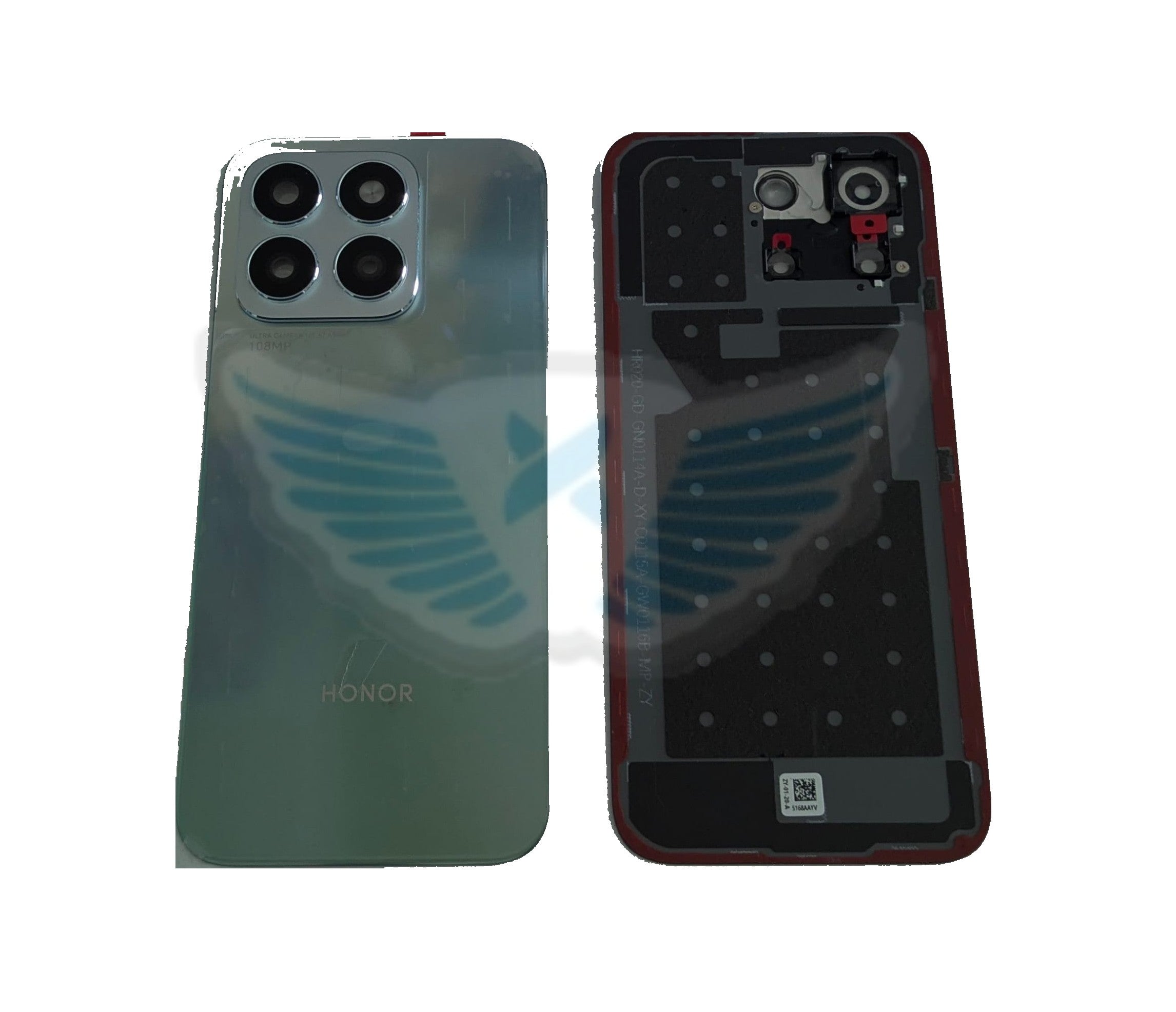 BACKCOVER HUAWEI HONOR X8B SILVER ORIGINALE 0235AHLB