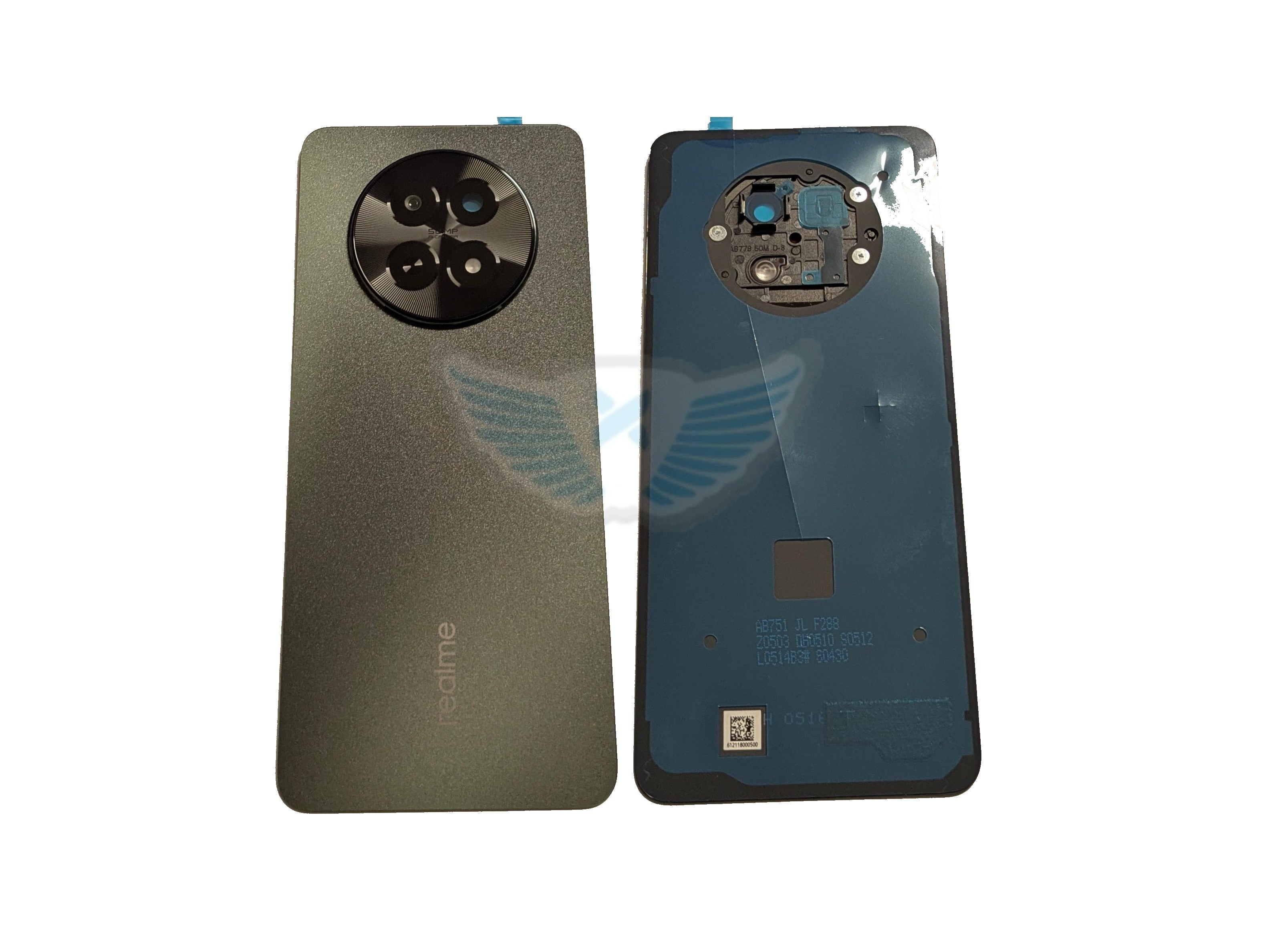 BACKCOVER REALME 12X NERO ORIGINALE 621033000237