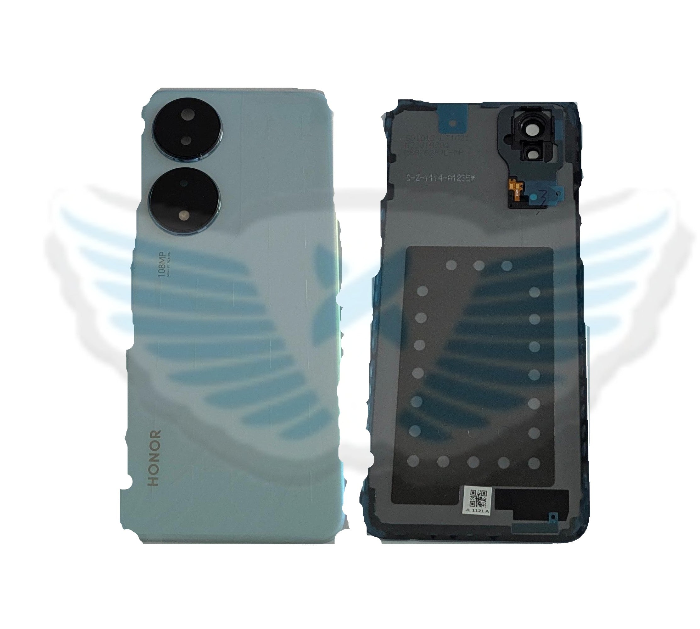 BACKCOVER HUAWEI HONOR X7B SILVER ORIGINALE