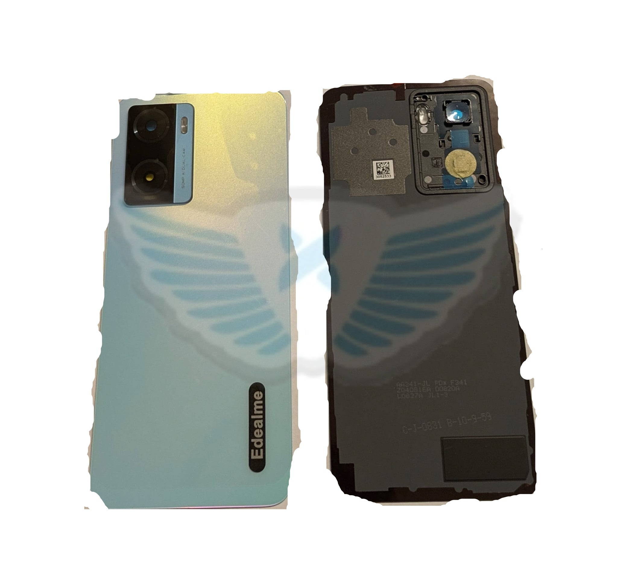 BACKCOVER OPPO A57S / A77 4G BLU ORIGINALE 4150220