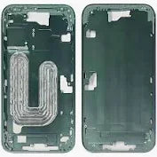 MIDDLE FRAME IPHONE 16 PLUS VERDE SENZA COMPONENTI + CARRELLO SIM E TASTI ESTERNI